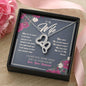 To my wife, I love you more necklace
