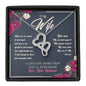 To my wife, I love you more necklace