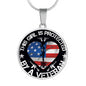 This Girl is Protected, with engraving