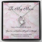 To my mom, I am so blessed necklace