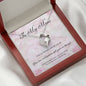 To my mom, I am so blessed necklace