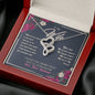 To my wife, I love you more necklace