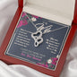 To my wife, I love you more necklace