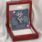 To my wife, I love you more necklace