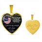 My Beautiful Wife, Heart Necklace with engraving
