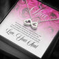 To my niece we love you necklace