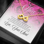 To my niece we love you necklace