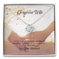 To my gorgeous wife necklace