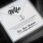To my wife, I love every moment necklace