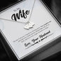 To my wife, I love every moment necklace