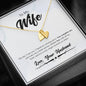 To my wife, I love every moment necklace
