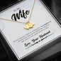 To my wife, I love every moment necklace