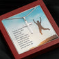 Cross inspirational necklace