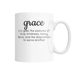Grace White Coffee Mug