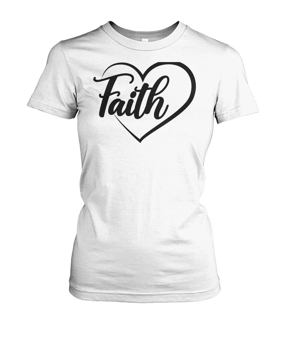 Heart Faith shirt Women's Crew Tee